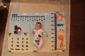 BEBEK AY AY FOTOĞRAF ÇEKİM ÖRTÜSÜ (BOY-KİLO TAKİPLİ) - 3