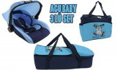 AGU BABY 3 LÜ TAŞIMA SETİ -ANA KUCAĞI-PORTBEBE-BAKIM ÇANTASI - 1