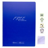 Keskin A4 Defter 100 Yp. Çizgili Spr. Pp. Kpk. Free Notebook Mavi - 2