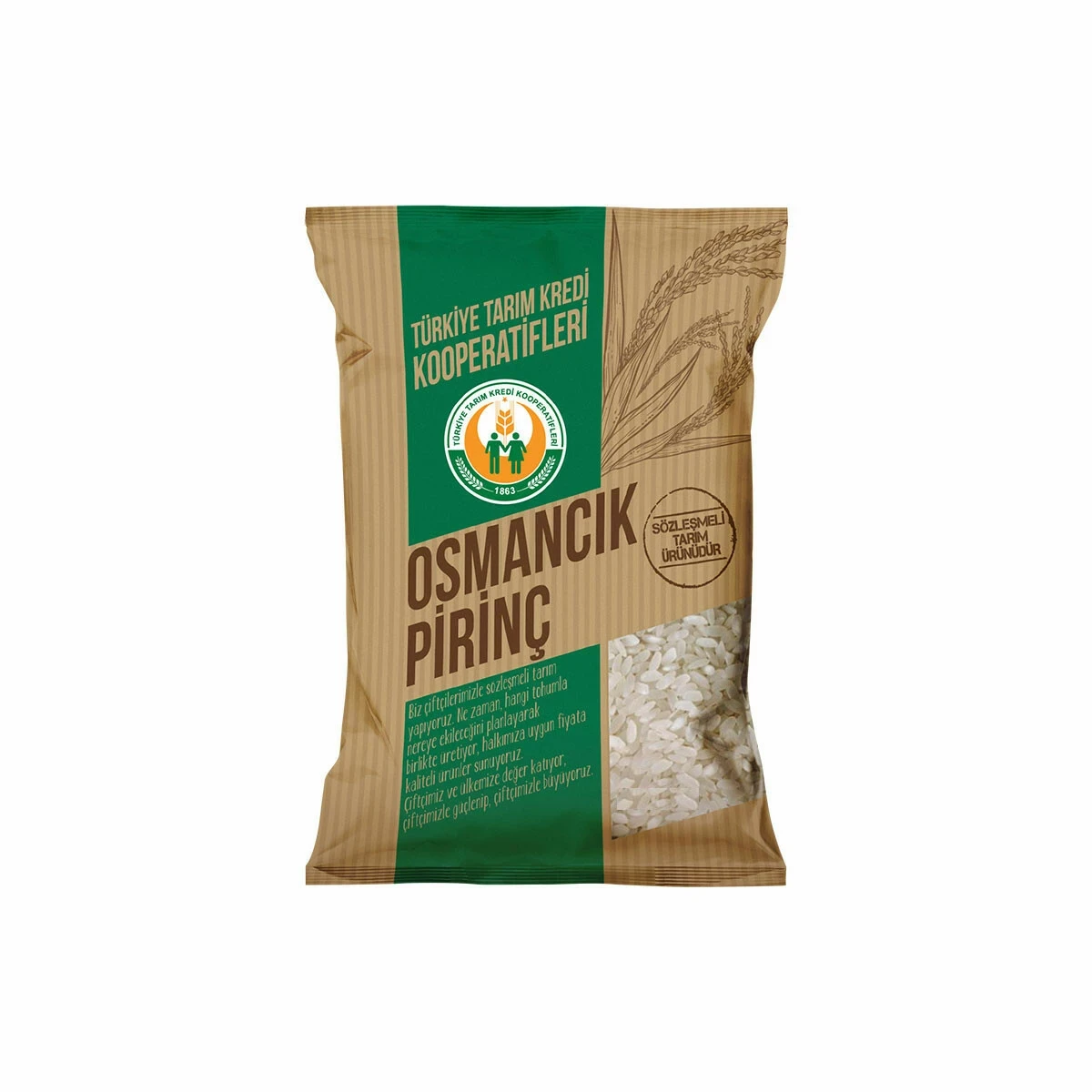 TARIM KREDİ KOOPERATİFİ Pirinç Osmancık 1 Kg. - 1