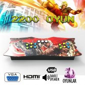 RETRO ATARİ OYUN KONSOLU DAHİLİ FARKLI 2200 OYUN - 2
