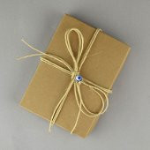 ASKILI DEKORATİF NAZAR BONCUĞU KRAFT KUTUSUNDA - 3