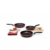 CEM PRATİKO TEFLON TAVA TAKIMI 3 LÜ SET - 1