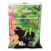Bitbest bio 10lt Bitki Saksı Toprağı Solucan Gübresi torf humus perlit Leonardit - 2