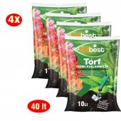 Bitbest 4X10Lt (40Lt) Bitki ve Saksı Toprağı TorFu ( Torf Humus Leonardit ) - 2