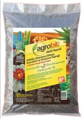 Agrobit Akıllı Toprak 10lt Kaktüs Aloevera Lithops Ve Succulent Toprağı Harcı Gübreli - 1