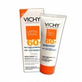 Vichy Güneş Koruyucu Yüz Kremi 60 Faktör UVB UVA - 1
