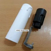 Büyük Beyaz E14 Mum Duy Dekoratif Standart Avize Ampul Duyu - 2