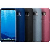Samsung Galaxy S8 Plus Alcantara Kılıf Lacivert - EF-XG955ALEGWW - 4