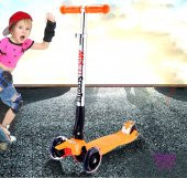 Midou 4 Tekerli LED Işıklı Lisanslı Ayarlanabilir Scooter - 1