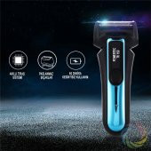 Powertec TR150 Sakal Traş Makinesi Şarjlı Sıfır Tıraş-Günlük Tıraş ve  Kullanım-Sıfır Kesim Jilet - 2