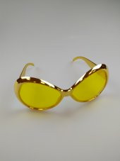 GÖZLÜK RETRO OVAL GOLD - 1