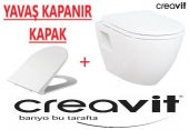 CREAVİT TP325 TERRA ASMA KLOZET+YAVAŞ KAPANIR K.KAPAĞI (KC5000) - 9