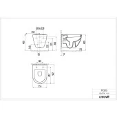 Creavit TP325 Asma Klozet + Yeni Slim Yavaş Kapanır Kapak KC5000-ORJİNAL thumbnail 4
