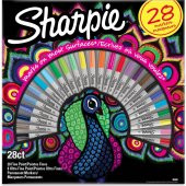 Sharpie Fine Permanent Markör 28li Tavuskuşu - 1