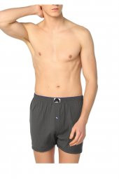 Gümüş İç Giyim Düğmeli Erkek Boxer 6 Lı Paket - 3
