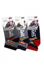 Ertuğ Erkek Çocuk Patik Kısa Çorap Asorti12 li Paket - 1