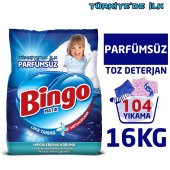 Bingo Matik Toz Çamaşır Deterjanı 4 kg Parfümsüz 4lü - 1
