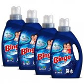 Bingo Matik Sıvı Performans Çamaşır Deterjanı 2145 ml 33 Yıkama Renkli & Beyaz 4'lü - 2