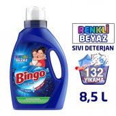 Bingo Matik Sıvı Performans Çamaşır Deterjanı 2145 ml 33 Yıkama Renkli & Beyaz 4'lü - 1