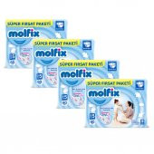 Molfix Bebek Bezi 5 Beden Junior 2 Aylık Fırsat Paketi 240 adet - 2