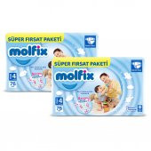 Molfix Bebek Bezi 4 Beden Maxi Aylık Fırsat Paketi 150 Adet - 2