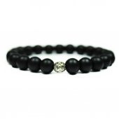 Alnis Atelier K.gözü,Oniks ve Hematit Doğal Taş Erkek Bileklik Kombin - 2