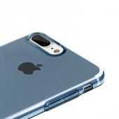 Baseus Simple Mavi iPhone 8 Plus Kılıf Arka Koruyucu Kapak - 2