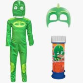 Pijamaskeliler Kostümü - Baykuş Kız Kostümü - Kedi Çocuk Kostümü - Kertenkele Kostümü - Pj Masks - 2