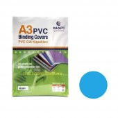 MAPI CILT KAPAGI PVC A3 160 MIC SEFFAF MAVI 100 LU - 2