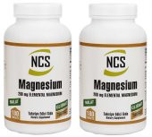 Ncs Magnesium Malat Glisinat Taurat Zenginleştirilmiş Magnesium Elementleri 180 Tablet Türkiyede İlk  2 Kutu - 1