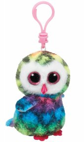 TY Beanie Boo´s Owen Baykuş Peluş Anahtarlık - 1