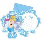 CİNDERELLA DAVETİYE SET 6LI - 1