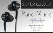 SUNİX PLATİNUM SAMSUNG HTC LG HUAWEİ PURE MUSİC KULAKLIK 3.5MM - 1
