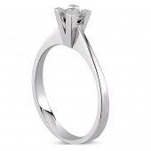 PIRLANTA TEK TAŞ YÜZÜK 0,10 CT G COLOR SI CLARITY - 2