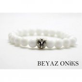 Alnis Atelier Baykuş Aparatlı Doğal Taş Erkek Bileklik - 6