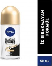 Nıvea Roll On Black Whıte Invısıble İpeksi Pürüzsüzlük Bayan 50 Ml - 1