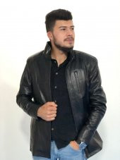 Çella Erkek Deri Ceket-Mont - 1
