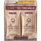 Mehmet Efendi Tek İçimlik Türk Kahvesi Pvc 12*6 Gr - 1