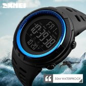 Skmei 1251 Su Geçirmez Spor Erkek Kol Saati dijital Asker saati SK1251M - 1