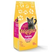 Econature Tavuklu Yetişkin UCUZ Kedi Maması 15 Kg - 1