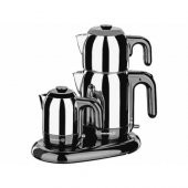 Korkmaz A353 Mia Siyah Inox Çay Kahve Makinası - 1