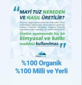 MAYİ TUZ ÖĞÜTÜLMÜŞ KIRİSTAL SOFRA TUZU 2 KG KOVA - 5