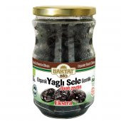 Baktat Organik Yağlı Sele Ekstra Siyah Zeytin, 660cc - 1