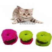 Tüylü Silindir Kedi Oyuncağı (Oyuncak Fare li) - 2