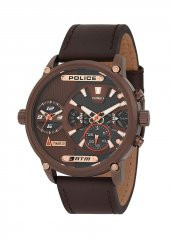 POLİCE PL.14833JBCBN/12 Erkek Deri Kol Saati - 1