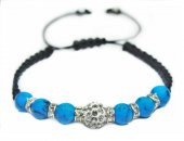 Alnis Atelier Mavi Havlit Doğal Taş Makrome Bayan Bileklik - 4