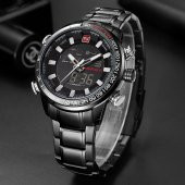 NaviForce Lüks Tasarım Çelik Saat Spor Erkek Kol Saati NF9093 - 10