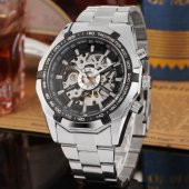 Forsining Çelik Tasarım Otomatik Erkek Kol Saati Tourbillon Saat - 2