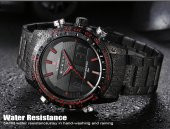 Skmei Lüks Tasarım Dual Time Çelik Erkek Kol Saati YDN117 - 6